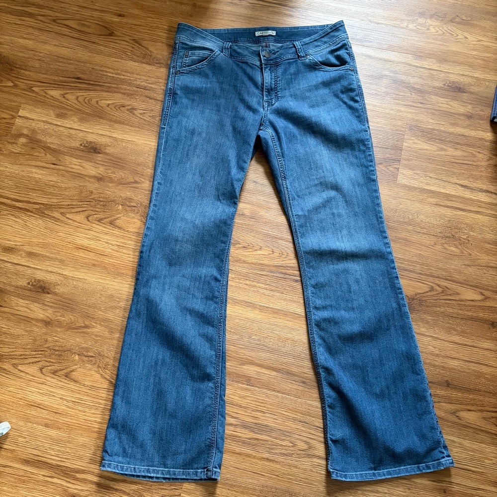 CAbi Style #331L Bootcut Embroidered Stella Jeans-Size 14
